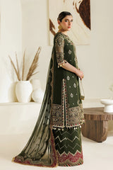 Alizeh Chiffon Embroidered & Hand Embellished 3 piece Unsitched / Stitched