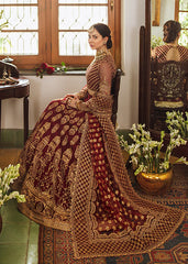 Shehnai By Afrozeh Luxury Net Collection Embroidered 3 Piece Unstitched