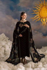 Vaniya Chiffon Formal Collection Embroidered 3piece Unstitched / Stitched