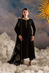 Vaniya Chiffon Formal Collection Embroidered 3piece Unstitched / Stitched