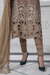 Maria B Luxury Lawn Chikan kari Embroidery 3 Piece Unstitched