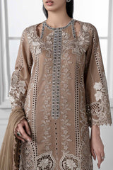 Maria B Luxury Lawn Chikan kari Embroidery 3 Piece Unstitched