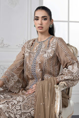 Maria B Luxury Lawn Chikan kari Embroidery 3 Piece Unstitched