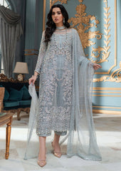 Adela luxury Formal Net Collection 3 Piece Unstitched