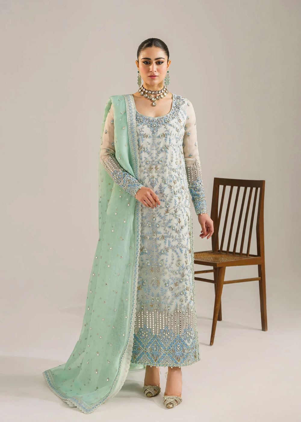 Akbar Aslam Nimira Afsana Wedding Formals 3 Piece Unstitched