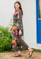 Jazmin New printed Swiss Lawn With Silk Dupatta Collection 3 piece Unstitched