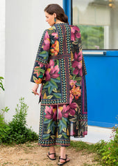 Jazmin New printed Swiss Lawn With Silk Dupatta Collection 3 piece Unstitched
