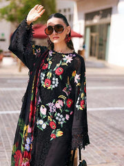 Maria B Luxury Lawn Embroidered 3 piece Unstitched / Stitched