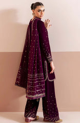 Jazmin Embroidered Chandni Velvet Collection 3 piece Unstitched