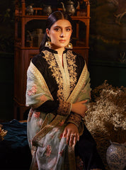 Zainab Chottani Heavy Embroidered Velvet 3 Piece Unstitched