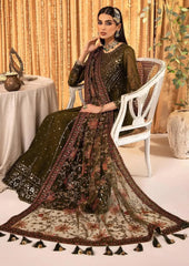 Mehfil-e-Uroos By Alizeh Fashion Embroidered Chiffon 3 Piece Unstitched