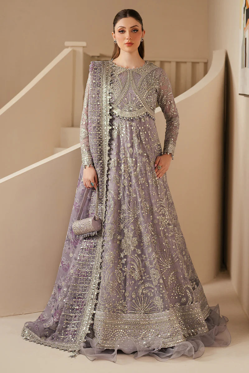 Jazmin Wedding Collection Chiffon Maxi Embroidery Unstiched. / Stitched