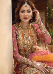 Crimson Luxury Organza Dress Embroidered 3 Piece Unstitched