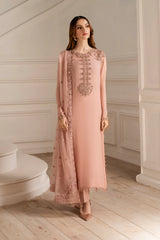 Iznik Chiffon Formal Collection Embroidered 3piece Unstitched / Stitched