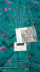 Aneela's Printed Lawn Emb Collection 3 piece Unstitched / Stitched