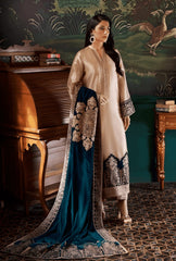 Zainab Chottani Heavy Embroidered Velvet 3 Piece Unstitched