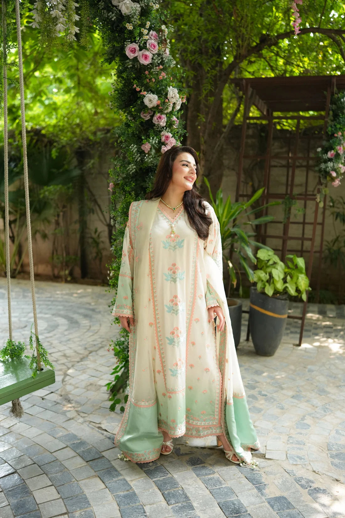 Aneelies silk Collection 3 Piece Unstitched / Stitched