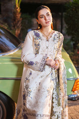 Jade Chikankari Lawn Embroidery Collection 3piece Unstitched / Stitched