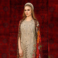 Maria B Embroidered Luxury Lawn 3 Piece Unstitched / Stitched