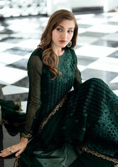 Azure Ensembles Chiffon Collection 3 piece Unstitched