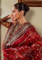 Baroque Luxury Pure Khaddi Net Embroidered 3 Piece Unstitched