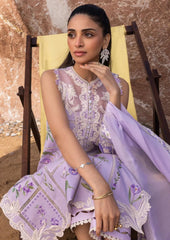 Crimson Luxury Lawn Chikan Kari by Saira Shakira 3Piece Unstiched
