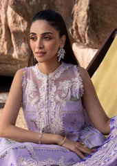 Crimson Luxury Lawn Chikan Kari by Saira Shakira 3Piece Unstiched