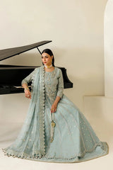 Alizeh Chiffon Embroidered & Hand Embellished 3 piece Unsitched / Stitched