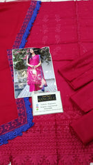 Republic Chikankari Embroidered Lawn 3 Piece Unstitched / Stitched