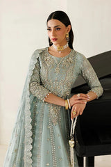 Alizeh Chiffon Embroidered & Hand Embellished 3 piece Unsitched / Stitched