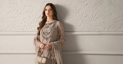 Maria B Luxury Chiffon Skin Hand Work Embroidered Unstitched / Stitched