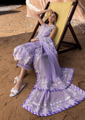Crimson Luxury Lawn Chikan Kari by Saira Shakira 3Piece Unstiched