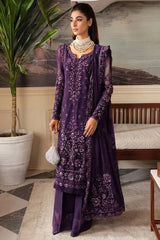 Flossie Organza Dress Embroidered 3 Piece Unstitched / Stitched