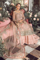 Maria B Embroidered Wedding Collection Organza 3 Piece Unstitched / Stitched