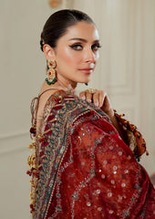 Baroque Luxury Pure Khaddi Net Embroidered 3 Piece Unstitched