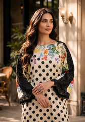 Zarqash silk digital printed 3 Piece Unstitched / Stitched