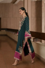 Ethnic Luxury Silk Collection Embroidered 3 piece Unstitched / Stitched