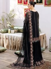 Baroque Embroidered Luxury Chiffon 3 Piece Unstitched