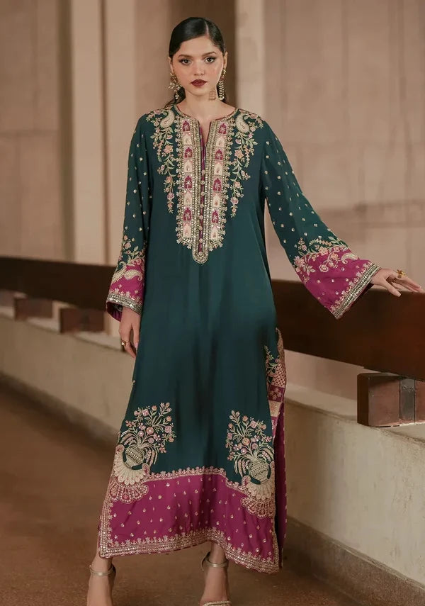 Ethnic Luxury Silk Collection Embroidered 3 piece Unstitched / Stitched
