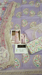 Maria B Luxury Lawn Embroidered 3 piece Unstitched / Stitched