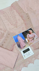 Nureh Luxury Raw Silk Embroidered 3 piece Unstitched / Stitched