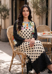 Zarqash silk digital printed 3 Piece Unstitched / Stitched