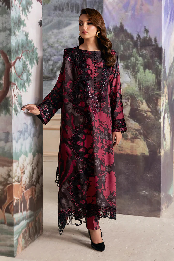 Ramsha Embroidered Lawn 3 Piece Unstitched / Stitched