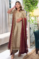 Haris Shakeel Embroidered Mysoori Collection 3 Piece Unstitched / Stitched