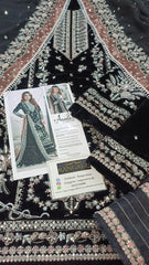 Aneela's Luxury Velvet Embroidered Collection 3 Piece Unstitched / Stitched