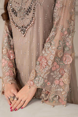 Maria B Luxury Chiffon Skin Hand Work Embroidered Unstitched / Stitched
