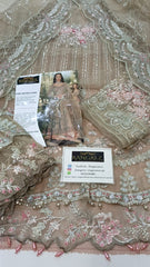 Maria B Embroidered Wedding Collection Organza Maxi 3 Piece Unstitched