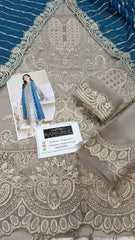 Noore By Imrozia Embroidered Chiffon 3 piece Unstitched