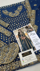 Haris Shakeel Embroidered Chiffon Collection 3 Piece Unstitched / Stitched