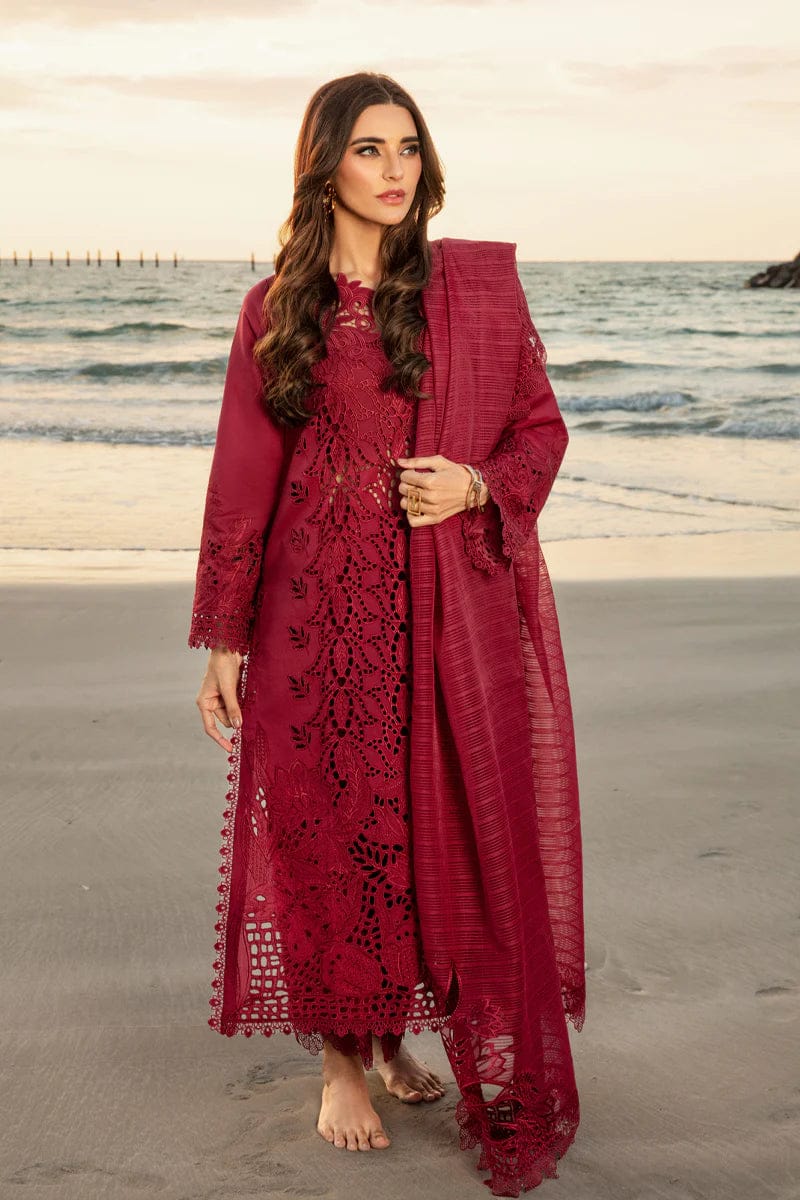 Rang Rasiya Lawn Luxury Embroidered Dress 3 Piece Unstitched / Stitched